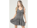 Angie Women's Tie Front Tank Strap Mini Dress