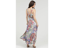 Angie Women's Cutout Tie Back Tiered Maxi Dress