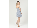 Angie Women's Twist Bust Tiered Ruffle Hem Mini Dress