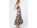 Angie Women's V-Neck Halter Top Maxi Dress