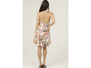 Angie Women's Button Front Halter Neck Mini Dress