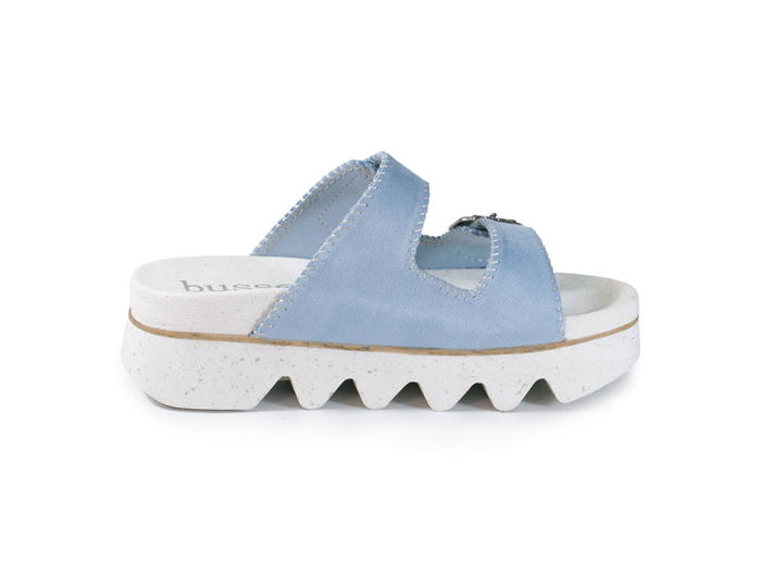 Bussola Women's Catharine Capri Buckle Strap Slide Sandals