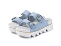 Bussola Women's Catharine Capri Buckle Strap Slide Sandals