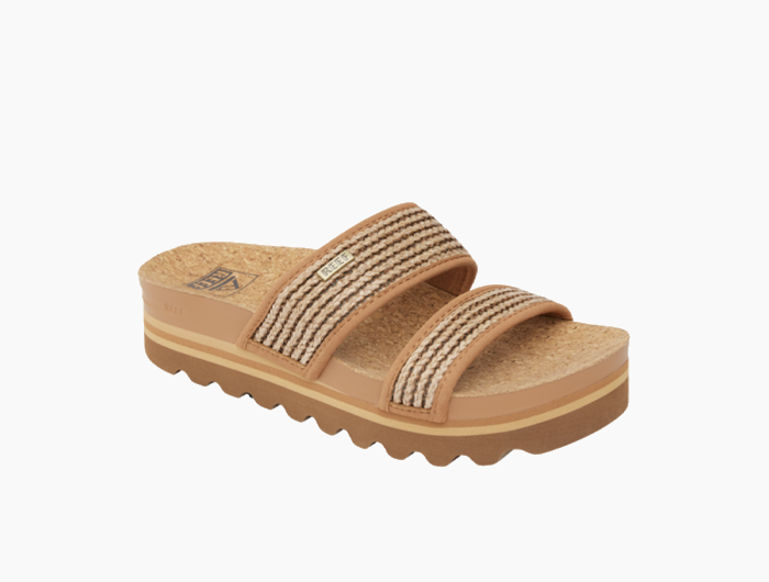 Reef Women's Cushion Vista Hi Raffia Sandal