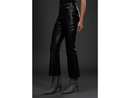 Blu Pepper Women's Faux Leather Boot Cut Pants
