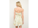 Blu Pepper Women's Tie Back Tiered Mini Dress