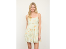 Blu Pepper Women's Tie Back Tiered Mini Dress