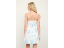 Blu Pepper Women's Spaghetti Strap Corset Mini Dress