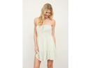 Blu Pepper Women's Ruffle Hem Strapless Mini Dress
