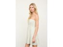 Blu Pepper Women's Ruffle Hem Strapless Mini Dress