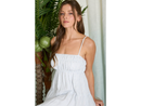 Blu Pepper Women's Shirred Bust Tiered Maxi Dress