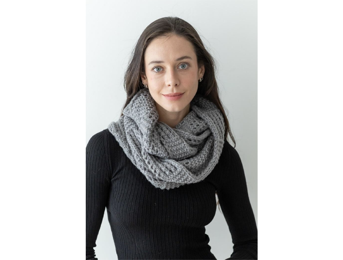 Clovered Accessories Crochet Knit Infinity Scarf