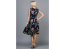 LA Soul Women's Tie Waist Sleeveless Midi Dress