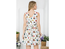 LA Soul Women's V-Back Day Dress w/ Tie