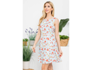 LA Soul Women's V-Back Day Dress w/ Tie