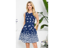 LA Soul Women's V-Back Day Dress w/ Tie
