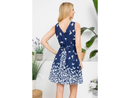 LA Soul Women's V-Back Day Dress w/ Tie
