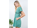 LA Soul Women's Vintage Button Front Mini Dress