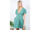 LA Soul Women's Vintage Button Front Mini Dress