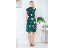 LA Soul Women's Split Neck Tie Waist Sleeveless Dress