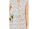 LA Soul Women's Split Neck Tie Waist Sleeveless Dress