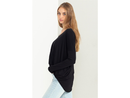 Double Zero Women's Long Sleeve V-Neck Surplice Top