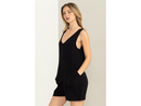 Double Zero Women's V-Neck Pocket Romper