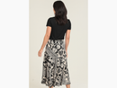 Nostalgia Women's Asymmetric Fit & Flare Midi Skirt