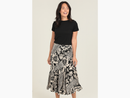 Nostalgia Women's Asymmetric Fit & Flare Midi Skirt