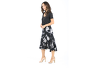 Nostalgia Women's Fit and Flare High-Low Skirt