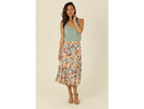 Nostalgia Women's Ruffle Tier Midi Skirt