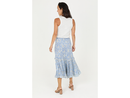Nostalgia Women's Ruffle Tier Midi Skirt