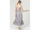Angie Women's Open Back Tiered Maxi Dress