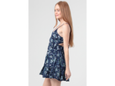 Angie Women's Embroidered Tie Back Spaghetti Strap Dress