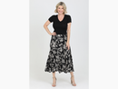 Nostalgia Women's Asymmetric Fit & Flare Maxi Skirt