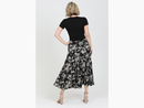 Nostalgia Women's Asymmetric Fit & Flare Maxi Skirt