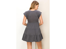 Hyfve Women's Raglan Sleeve Tiered Mini Dress