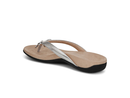 Vionic Women's Bella II Ribbed Metallic Toe Post Sandal