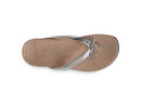 Vionic Women's Bella II Ribbed Metallic Toe Post Sandal