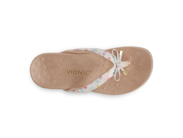 Vionic Women's Bella II Poppy Toe Post Sandal