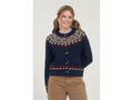 Blu Pepper Women's Toggle Fairisle Sweater Cardigan
