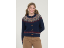 Blu Pepper Women's Toggle Fairisle Sweater Cardigan