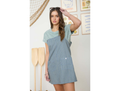 Blu Pepper Women's Raw Edge Short Sleeve Boxy Tee