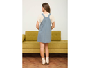 Blu Pepper Women's Striped Overall Mini Dress
