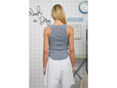 Blu Pepper Women's Washed Rib Knit Tank Top