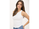 Blu Pepper Women's Washed Rib Knit Tank Top