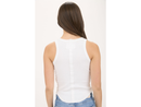 Blu Pepper Women's Washed Rib Knit Tank Top