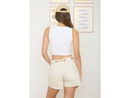 Blu Pepper Women's Seashell Graphic Cropped Tank