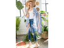 LA Soul Women's Side Split Print Kimono
