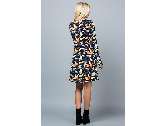 LA Soul Women's Long Sleeve Sweater Dress